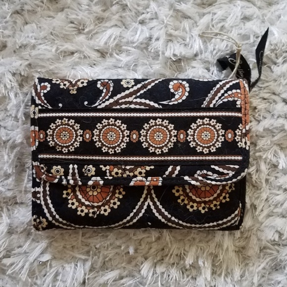 5 For $30 Boho Fabric Bi Fold Wallet - Picture 1 of 5